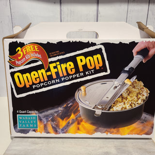 Wabash Valley Farms Open-Fire Pop Popcorn Popper Kit